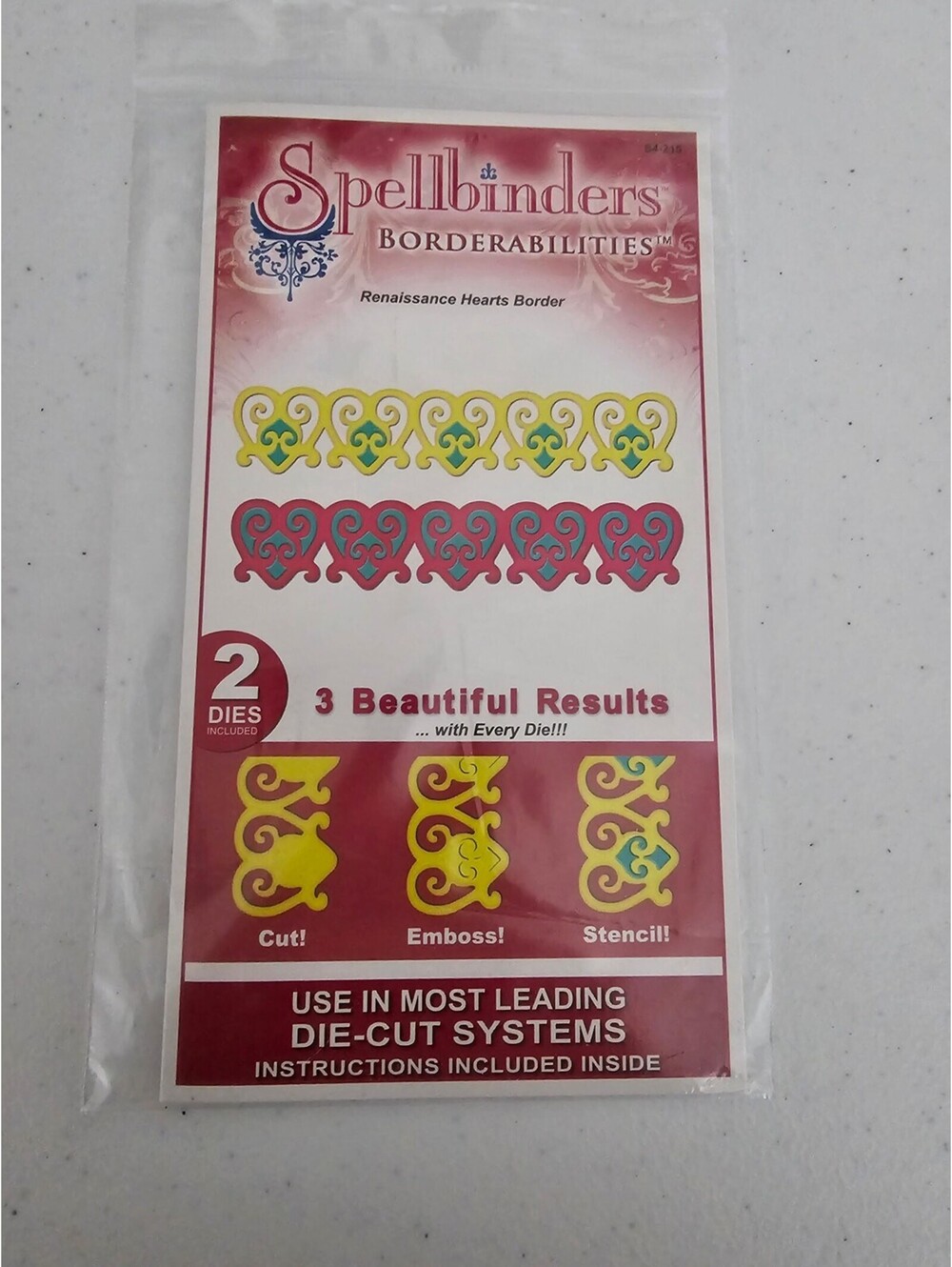 Spellbinders Borderablities Steel Craft Die Renaissance Heart Border